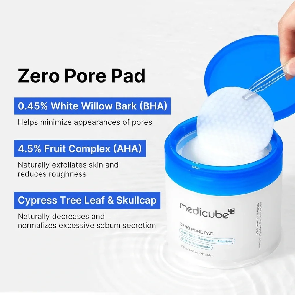 NIB Medicube Zero Pore Pad - 70 Count